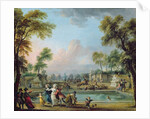 The Charge of the Prince of Lambesc in the Tuileries Gardens, 12th July 1789 by Jean-Baptiste Lallemand