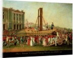 The Execution of Marie-Antoinette 16th Oct 1793 by Danish School