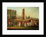 The Execution of Marie-Antoinette 16th Oct 1793 by Danish School