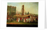 The Execution of Marie-Antoinette 16th Oct 1793 by Danish School