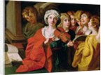 St. Cecilia with a Choir by Domenichino (1581-1641)