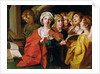 St. Cecilia with a Choir by Domenichino (1581-1641)