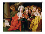 St. Cecilia with a Choir by Domenichino (1581-1641)