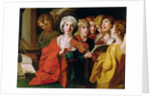 St. Cecilia with a Choir by Domenichino (1581-1641)