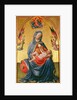 Virgin and Child with God the Father, Holy Spirit and angels by Tommaso Masolino da Panicale