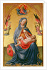 Virgin and Child with God the Father, Holy Spirit and angels by Tommaso Masolino da Panicale