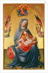 Virgin and Child with God the Father, Holy Spirit and angels by Tommaso Masolino da Panicale