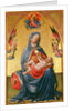 Virgin and Child with God the Father, Holy Spirit and angels by Tommaso Masolino da Panicale
