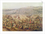 Military Encampment by Robert van den Hoecke