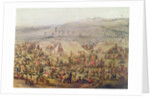 Military Encampment by Robert van den Hoecke