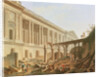 Demolition of the Hotel de Bourbon and clearing the Louvre Colonnade, c.1764 by Pierre Antoine Demachy