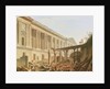 Demolition of the Hotel de Bourbon and clearing the Louvre Colonnade, c.1764 by Pierre Antoine Demachy