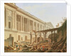 Demolition of the Hotel de Bourbon and clearing the Louvre Colonnade, c.1764 by Pierre Antoine Demachy