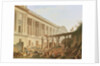 Demolition of the Hotel de Bourbon and clearing the Louvre Colonnade, c.1764 by Pierre Antoine Demachy