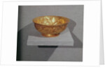 Bowl decorated with embossed lotus petals by Tang Dynasty Chinese School