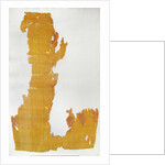 Fragment of material with patterns of floral motifs and mandarin ducks by Tang Dynasty Chinese School