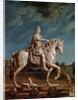 Transporting the Equestrian Statue of Louis XIV from the Workshop at the Convent of the Capucines in 1669, after 1669 by Rene Antoine Houasse