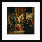 Virgin and Child between St. Justine and St. George, with a Benedictine monk by Veronese