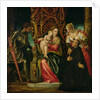 Virgin and Child between St. Justine and St. George, with a Benedictine monk by Veronese
