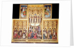 Central section of the Ambierle Altarpiece, 1460-66 by Flemish School
