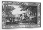 Tenture 'Histoire du Roi', Defeat of Count de Marsin, engraved by Sebastien Le Clerc 1680 by Charles (after) Le Brun
