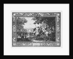 Tenture 'Histoire du Roi', Defeat of Count de Marsin, engraved by Sebastien Le Clerc 1680 by Charles (after) Le Brun