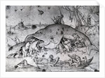 Big fishes eat small ones, 1556 by Pieter the Elder Bruegel