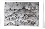 Big fishes eat small ones, 1556 by Pieter the Elder Bruegel