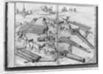 Siver mine of La Croix-aux-Mines, Lorraine, fol.3v and 4r, transporting wood, c.1530 by Heinrich Gross or Groff