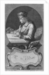 Portrait of Voltaire at Ferney, engraved by Joseph Friedrich Rein by French School