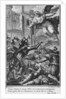 Siege of Paris, apparition of St. Louis to Henri IV engraved by Joseph de Longueil illustration from 'La Henriade' by Voltaire by Charles Joseph Dominique (after) Eisen