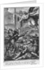 Siege of Paris, apparition of St. Louis to Henri IV engraved by Joseph de Longueil illustration from 'La Henriade' by Voltaire by Charles Joseph Dominique (after) Eisen