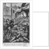 Siege of Paris, apparition of St. Louis to Henri IV engraved by Joseph de Longueil illustration from 'La Henriade' by Voltaire by Charles Joseph Dominique (after) Eisen