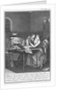 Heloise and Abelard in their study by Jean Michel the Younger Moreau (after)