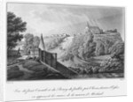 View of the Cacault bridge and the village of Pallet, near Clisson, ruins of the house of Abelard by Claude Thienon