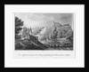 View of the Cacault bridge and the village of Pallet, near Clisson, ruins of the house of Abelard by Claude Thienon