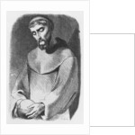 Abelard as monk at Saint-Gildas-de-Rhuys by Jean Francois (after) Gigoux