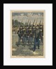 Elite troops of French army, the colonial infantry by French School