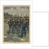 Elite troops of French army, the colonial infantry by French School