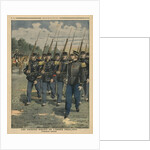 Elite troops of French army, the colonial infantry by French School