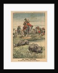A rhinoceros hunt in honour of King George V by French School