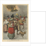 Eruption of Mount Etna by French School