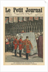 Funeral of King Edward VII in St. George's chapel at Windsor by French School