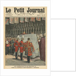 Funeral of King Edward VII in St. George's chapel at Windsor by French School
