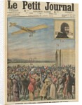 The aviator Alfred Leblanc arriving in Issy-les-Moulineaux by French School
