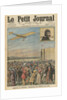 The aviator Alfred Leblanc arriving in Issy-les-Moulineaux by French School
