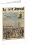 The aviator Alfred Leblanc arriving in Issy-les-Moulineaux by French School