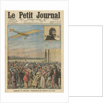 The aviator Alfred Leblanc arriving in Issy-les-Moulineaux by French School