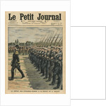 Marines on parade at the review of the 14th July by French School