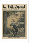 A bell ringer struck by lightning by French School